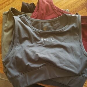 Women's Sports Bras 4pk Grey,maroon,green And Black